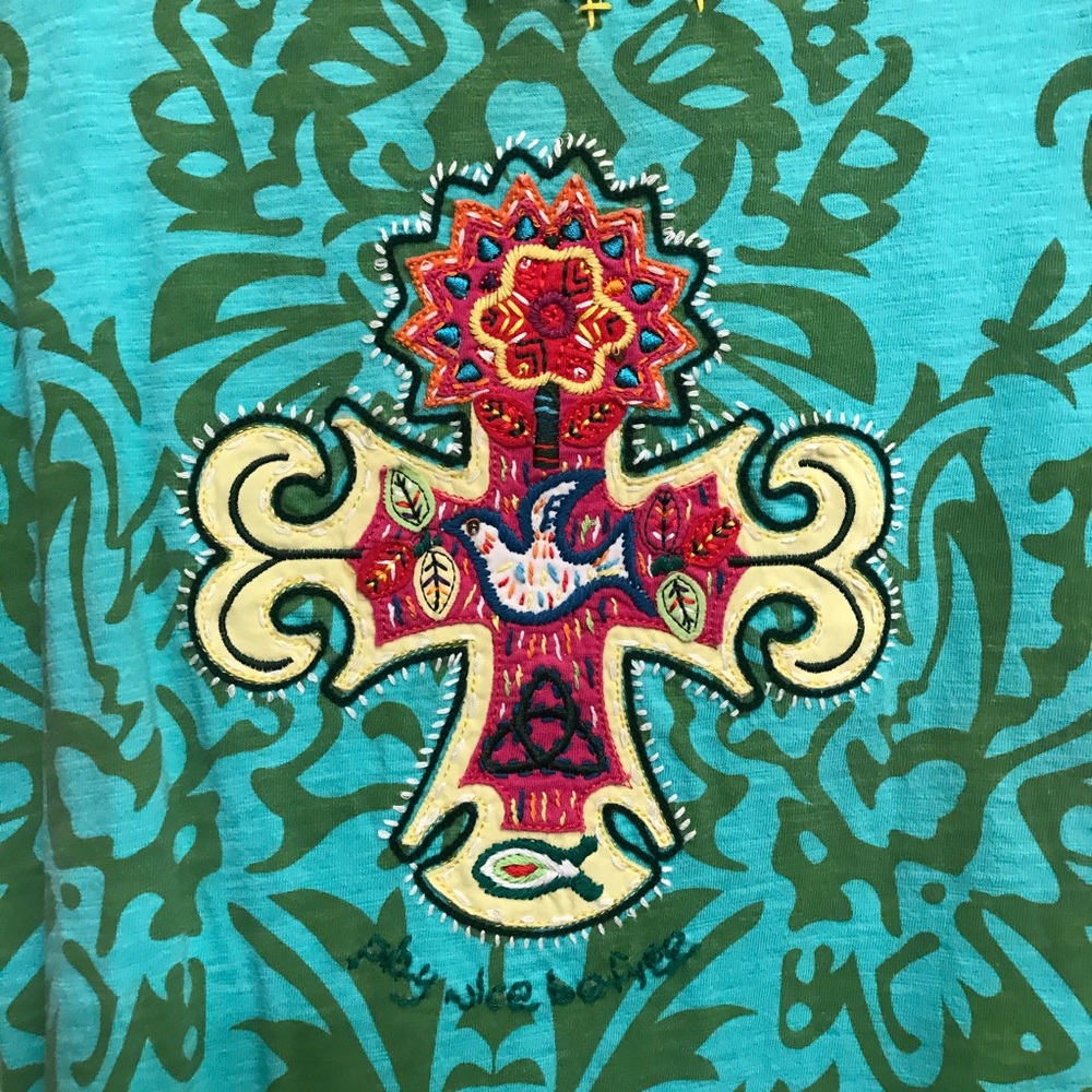 Double D Ranchwear embroidered T-shirt